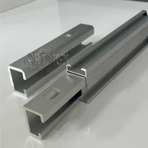 20 kW Anodized Solar Rail Support Brackets for Roof Solar Panel Mounting System