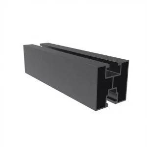 2000 mm / 2400 mm / 4800 mm Aluminum Solar Panel Roof Mounting Rails