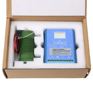 2000W 12V 24V 48V MPPT Hybrid Charge Controller with Dump Load for 1KW Wind and Solar Panels Battery Regulator