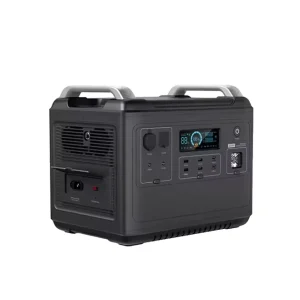 2000W 2048Wh Portable Power Station Solar Generator with Wheels Home Backup Power Outage RV Camping