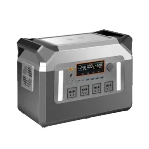 2000W 3000W Portable Power Station Lithium Ion Solar Generator with Pure Sine Wave AC Large Capacity for Camping & Emergency Use