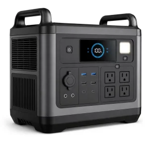 2000W Portable Power Station 2048Wh Solar Generator for Home Emergency Backup and Outdoor Power