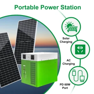 2000Wh 1000W 314Ah Lifepo4 Battery Solar System Lithium Battery Plug and Play 110V/220V for Home Outdoor Camping