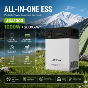 2009Wh 1000W Home Energy Storage System with Pure Sine Wave Inverter Factory