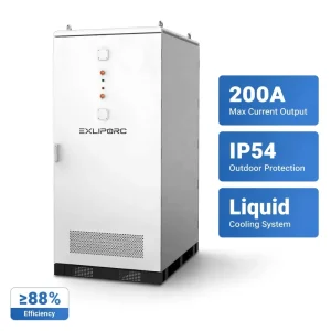 200A 125kW 261kWh Liquid Cooled BESS IP54 LiFePO4 Outdoor Cabinet for Airport Ground & Logistics Hub Power