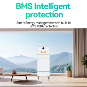 200Ah Stackable Inverter Split Battery 51.2V 200Ah LiFePO4 IP65 Hybrid Grid Home Energy Storage System 10kWh WiFi
