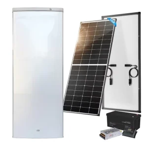 200L DC 24 48V Solar Refrigerator Commercial Vertical Chest Deep Freezer 7 11 Layers Ice Cube Making Machine Upright Fridge 70kg
