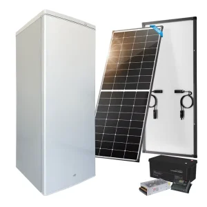 200L Solar Power Ice Block Chest Deep Freezer Refrigerator Fridge DC 24/48V Upright Solar Ice Maker Machine 7/11 Layers