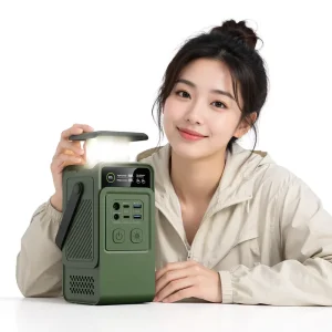 200W 192Wh Portable Power Station LiFePO4 Solar Generator Outdoor Camping Emergency Backup Power