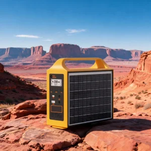 200W Camping Solar Generator Portable Power Supply with Solar Panel Outdoor Portable Power Station Lithium/Lead Acid Battery