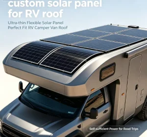 200W Flexible ETFE Monocrystalline PV Module for RV Trailer Roof