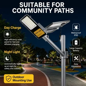 200W IP66 Waterproof LED Solar Street Lights Outdoor Highway Road Garden Aluminum Body Remote Control Battery ROHS Dimmable