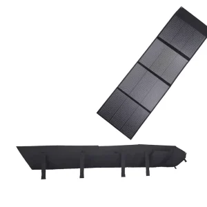 200W Portable Foldable Solar Panel Monocrystalline16.2% Efficiency ETFE Waterproof Solar Charger for RV Camping Power Station