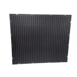200W Portable Lightweight Flexible Solar Panel 1040×1040×2.5mm for Home Balcony On-Grid Solar Systems