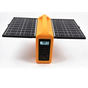 200W Portable Solar Power Station Outdoor Mobile 220V 110V Lead Acid Battery Large Capacity Photovoltaic Panel USB C Flashlight