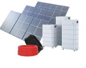 200kw off Grid Roof Standing PV Panel Module Cell Home Solar Power Energy System With Generator Inverter
