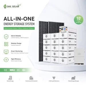 200kwh 250kwh HV Lithium Battery Pack With 100/125kw-sg02 Hybrid Inverter Commercial PV+ESS