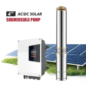 200m 2 Hp 200V Brushless DC Motor High Pressure Solar Submersible Water Pump with 2 Year Warranty for Agriculture