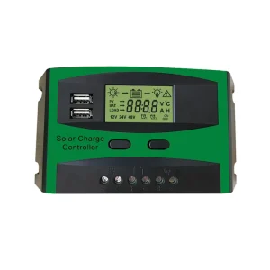 20A 30A Solar Charge Controller 12V 24V with USB Port LCD Intelligent Panel Battery Power PWM
