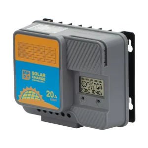 20A MPPT Solar Charge Controller 12V 24V Auto Regulator 720D with LCD Display Dual USB Port for PV Generation