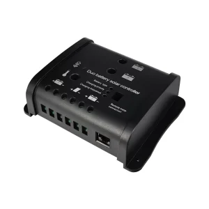 20A PWM Dual Battery Solar Charge Controller 12V 24V Auto Recognition Solar Regulator for RV Marine Caravan Motorhome