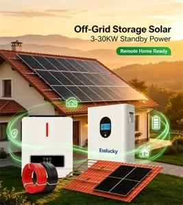 高压混合太阳能系统 20KW 10KW 完整套件 太阳能电池板 磷酸铁锂电池 MPPT 控制器 家用太阳能系统