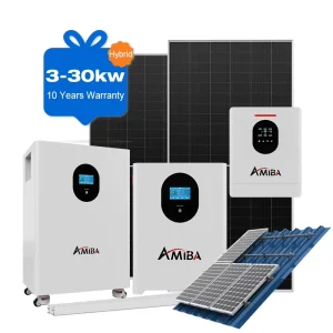 20KW 15KW 10KW 离网太阳能系统成套设备，带MPPT控制器和锂离子电池，适用于家庭太阳能电池板