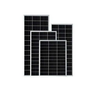 20W-550W 单晶太阳能电池板 18V 125mmx125mm 450x350x17mm 适用于家庭用电池充电