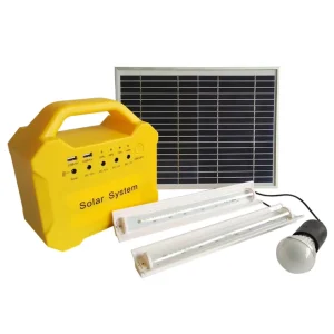 20W DC Mini Solar Lighting System with 3W LED Lights and 3 Bulbs