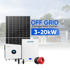 20kW 20kVA Off Grid Solar Power System with MPPT Controller Lithium Ion Battery Complete Set