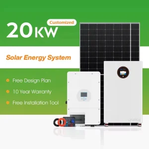 20kW 30kW Solar System Solar Panels With Battery And Inverter Panneau Solaire Kit Complet Solar Energy System