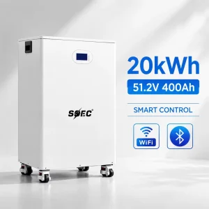 20kWh 51.2V 400Ah LiFePO4 Battery Solar Energy Storage System Off-Grid 200A BMS