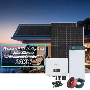 20kw 43.4kwh Solar Hybrid System Complete Solar Kit Energy Storage System PV 3Phase LiFePO4 Battery IEC for Belgium Use