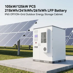 215kWh BESS Solar 241kWh Battery Energy Storage System 100kW Outdoor Industrial and Commercial Storage Cabinet