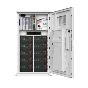 215kWh Industrial LiFePO4 Solar Battery Energy Storage System with Liquid Cooling and Integrated Inverter