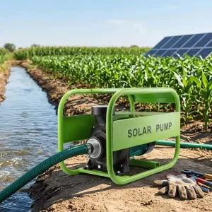 2200W 3HP Solar Power Hybrid AC/DC Centrifugal Surface Land Water Pump High Pressure Well Booster Pump