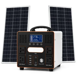 2200W Solar Generator Portable Power Station 2201.6Wh LiFePO4 Battery Backup Power Supply for Camping Outdoor Emergency