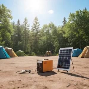 220V 500 Watt Sine Wave Inverter Solar Power Station Camping LiFePO4 Battery 1200Wh Large Capacity Outdoor Portable Power Supply