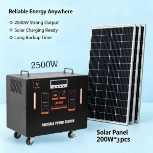 220V Portable Power Station 300W 6000W Outdoor Solar Generator Large Capacity Powerbank with AC Sockets High Power Easy to Carry