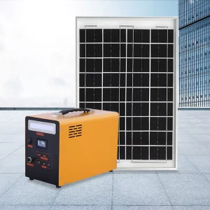 220V Solar Energy Storage System, LiFePO4 Battery, Portable 400W Solar Power Station, Camping Power Supply Generator