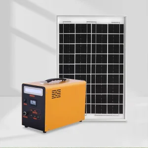 220V Solar Energy Storage System, Lithium Iron Phosphate Battery, Portable 500W Solar Power Station, Camping Power Generator
