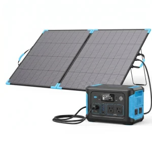 220W Bifacial Solar Panel Generator, Portable with 7-in-1 Charging Cable for Portable Emergency Power Supplies
