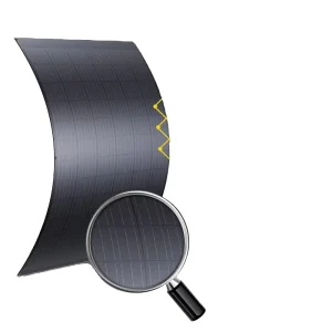 220W Flexible Solar Panels Monocrystalline Silicon ETFE Black Panels For Boats Yacht Marine