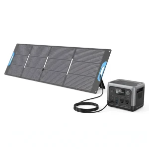 220W Foldable Solar Panel Monocrystalline ETFE Portable Solar Blanket Kickstand MC4 for Camping and RVs Dconnector OEM ODM