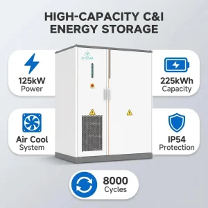 225kW 50Hz Industrial Solar Energy Storage Battery System