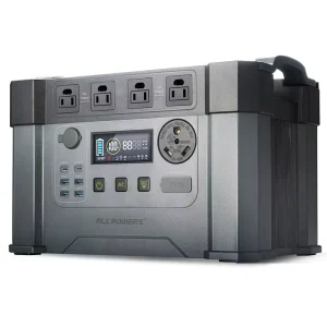 2400W 1452Wh Portable Power Station Solar Generator Pure Sine Wave MPPT Charge Home RV Backup Camping