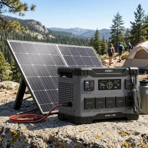 2400W Camping Powerstation Lifepo4 Battery Charge 2kW Solar Generator Energy System 2000W Portable Power Station