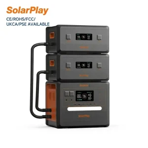 2400W LiFePO4 Mobile Portable Power Station 6480Wh Expandable Solar Generator Portable Power Supply