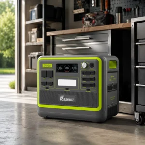 2400W Mobile Emergency Power Backup 2,048WH 120V/240V Dual-Voltage Solar Generator LiFePO4 Portable Power Station