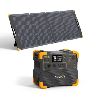 2400W Portable Solar Generator for Camping E2400LFP LiFePO4 Battery Portable Electricity for Food Stalls